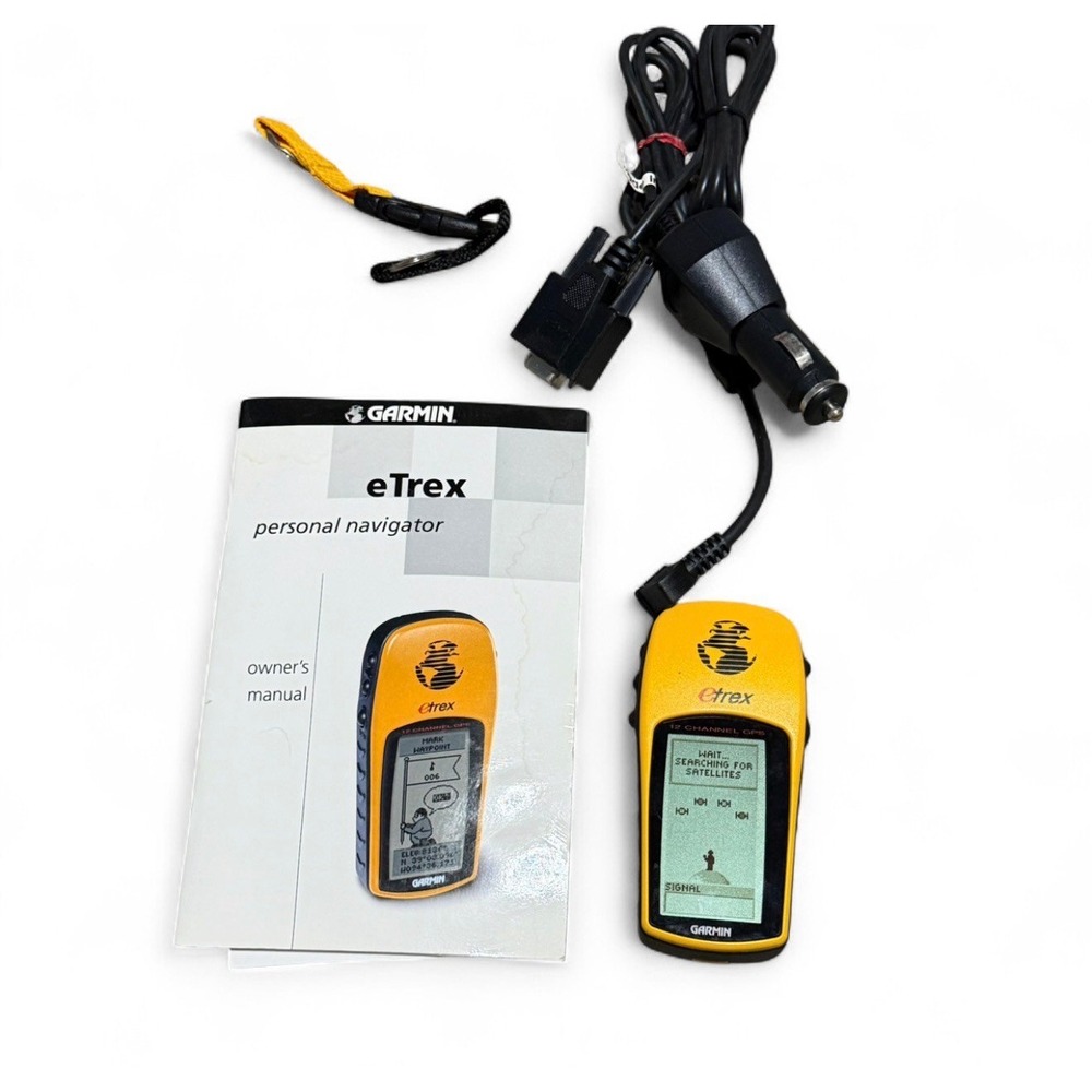 Garmin eTrex Yellow Handheld 12 Channel GPS Personal Navigator Accessories